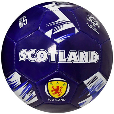 Size 5 SCOTLAND Football - All Weather 32 Panel 2mm PVC - Garden Park ...