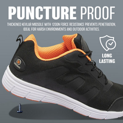 Size 9 Mens Womens Safety Boots Trainers Work Steel Toe Cap Hiking Shoes Ankle Uk Sizes - 5