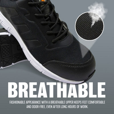 Size 9 Safety Shoes Trainers Men Women Lightweight Steel Toe Cap Work Hiking Boots - 3
