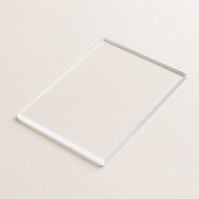 Size Range 1100mm (W) x 2300mm (L) (+ or - 100mm) - 6mm Shatter Resistant Clear Acrylic Sheet