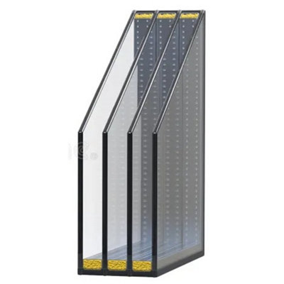 Size Range 700mm (W) x 1900mm (H) (+ or - 100mm) -28mm Clear Toughend Sealed Triple Glazing Unit