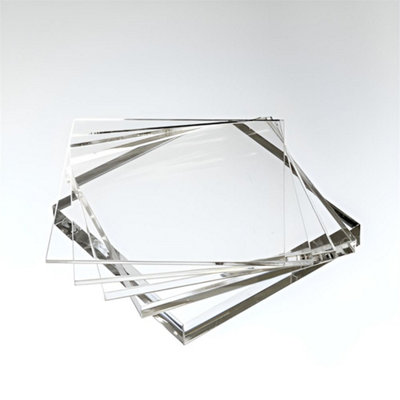 Size Range 800mm (W) x 500mm (L) (+ or - 100mm) - 5mm Shatter Resistant Clear Acrylic Sheet