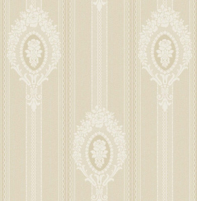 SK Filson Beige Stripe Wallpaper