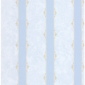 SK Filson Blue Stripe Wallpaper