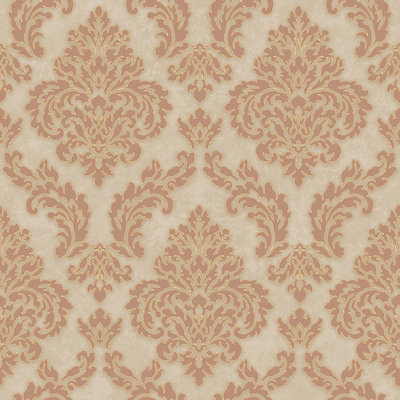 SK Filson Coper Sahara Damask Wallpaper