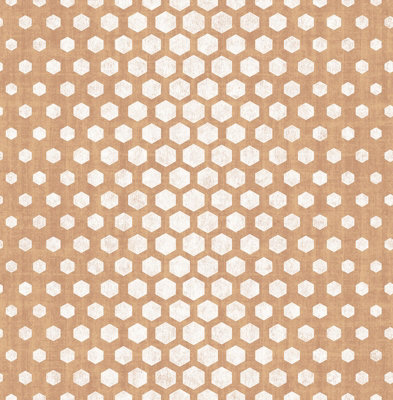 SK Filson Copper Hexagon Ombre Wallpaper