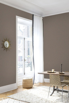 SK Filson Copper Linen Plain Wallpaper