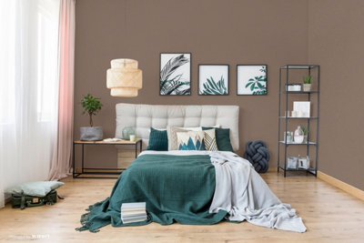 SK Filson Copper Linen Plain Wallpaper