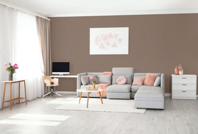 SK Filson Copper Linen Plain Wallpaper