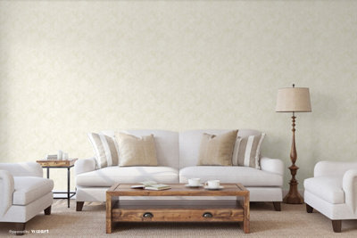 SK Filson Cream Plain Wallpaper