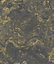 SK Filson Gold and Black Marble Foil Wallpaper