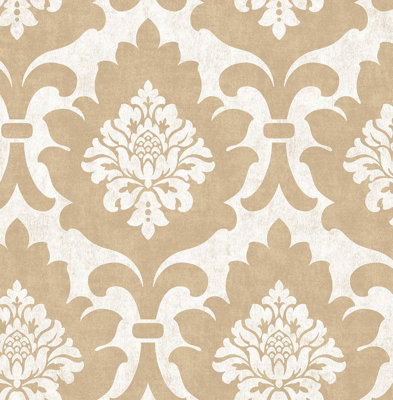 SK Filson Gold Damask Wallpaper