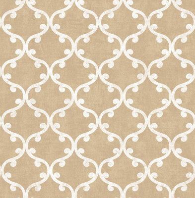 SK Filson Gold Damask Wallpaper