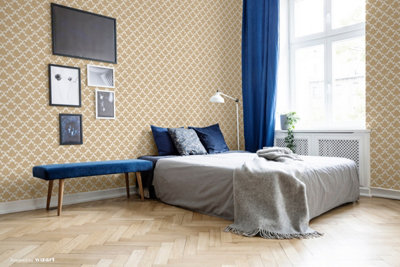 SK Filson Gold Damask Wallpaper