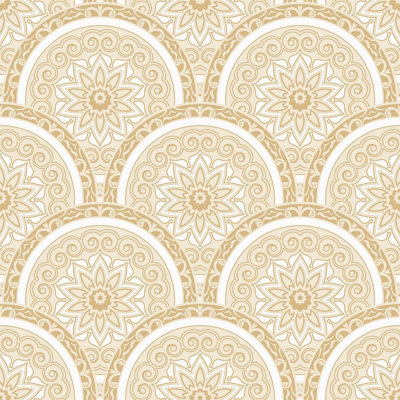 SK Filson Gold Divine Plates Wallpaper