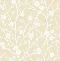 SK Filson Gold Floral Wallpaper