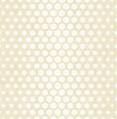 SK Filson Gold Hexagon Ombre Wallpaper