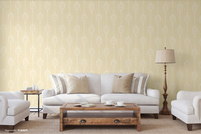 SK Filson Gold Stripe Wallpaper