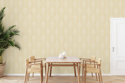 SK Filson Gold Stripe Wallpaper