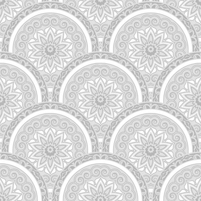 SK Filson Grey Divine Plates Wallpaper
