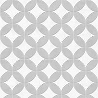 SK Filson Grey Geometric Circles Wallpaper