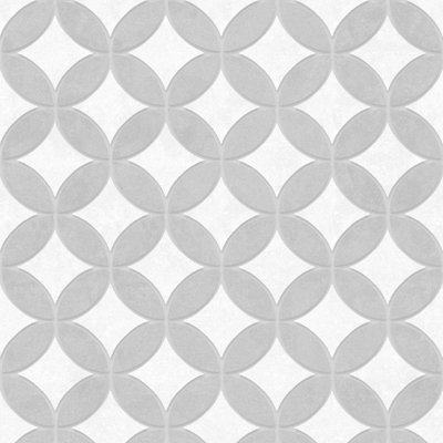 SK Filson Grey Geometric Circles Wallpaper