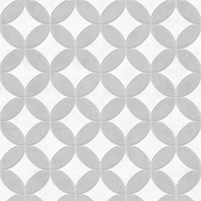 SK Filson Grey Geometric Circles Wallpaper