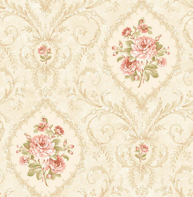 SK Filson Peach Cameo Wallpaper