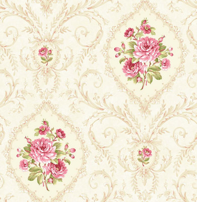 SK Filson Pink Cameo Wallpaper