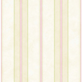 SK Filson Pink Stripe Wallpaper
