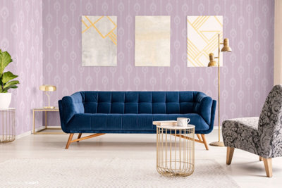 SK Filson Purple Stripe Wallpaper