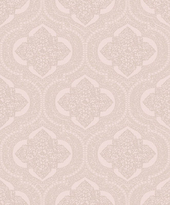 SK Filson Rose Gold Damask Wallpaper