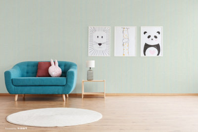 SK Filson Teal Textile Plain Wallpaper
