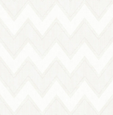 SK Filson White Chevron Wallpaper