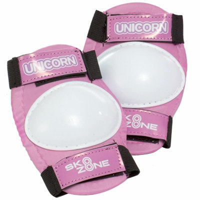 Sk8 Zone Girls Pink White Quad Skates Padded Kids Roller Boots Safety Pads Helmet Childrens Skate Set