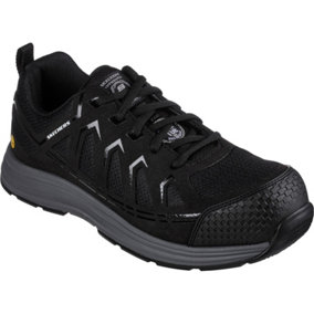 Skechers Malad II Safety Trainers Black