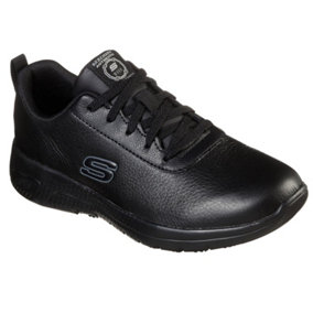 Skechers Marsing Gmina Slip Resistant Occupational Shoe Black