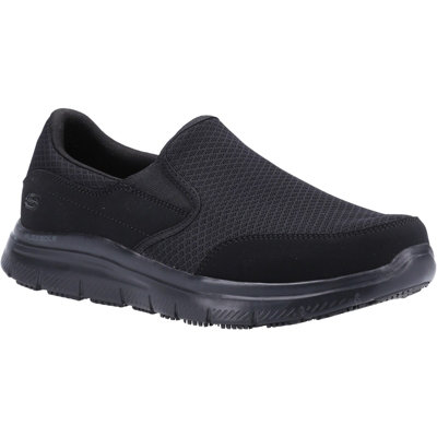 Skechers McAllen Wide Slip Resistant Occupational Shoe Black