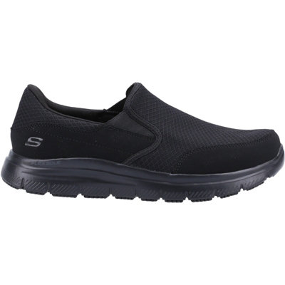 Skechers McAllen Wide Slip Resistant Occupational Shoe Black
