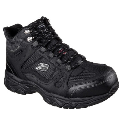 Skechers Mens Ledom Safety Boots Black 12 UK DIY at B Q