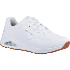Skechers Work Relaxed Fit: Uno SR - Sutal Work Shoe White