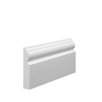 Skirting World 324 MDF Architrave - 95mm x 18mm x 2440mm, Primed