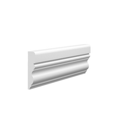 Skirting World 330 MDF Dado Rail - 70mm x 18mm x 4200mm, Primed (pack of 2)
