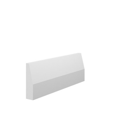 Skirting World Chamfer MDF Architrave - 70mm x 18mm x 2440mm, Primed