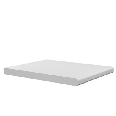 Skirting World Double Bullnose MDF Window Board - 300mm x 18mm x 4200mm, Primed, No Tongue