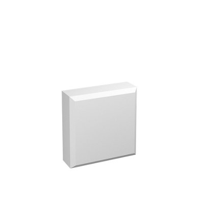 Skirting World  MDF Rosette Block P1 - 120 X 30, Primed (pack of 4)