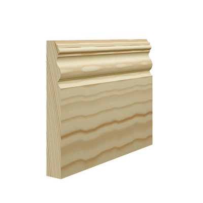 Skirting World Mini Vienna Pine Skirting Board - 94mm x 21mm x 4000mm ...