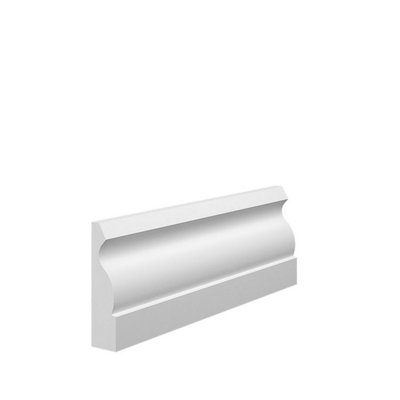 Skirting World Ogee 1 MDF Architrave - 70mm x 18mm x 2440mm, Primed