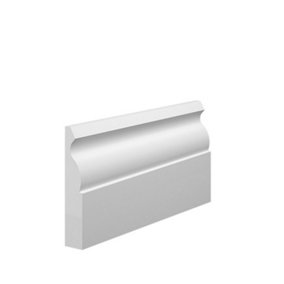 Skirting World Ogee 1 MDF Architrave - 95mm x 18mm x 2440mm, Primed