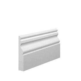 Skirting World Ogee 2 MDF Architrave - 95mm x 18mm x 2440mm, Primed